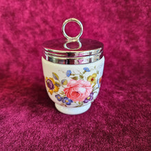 Load image into Gallery viewer, Royal Worcester Evesham Gold King Size Egg Coddler &amp; Lid – Flowers 2530
