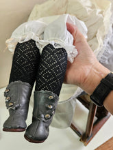 Load image into Gallery viewer, Antique Victorian Restored Porcelain Doll with Chair 42509
