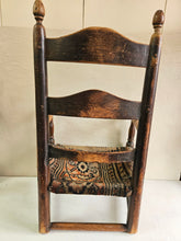 Load image into Gallery viewer, Antique Victorian Restored Porcelain Doll with Chair 42509
