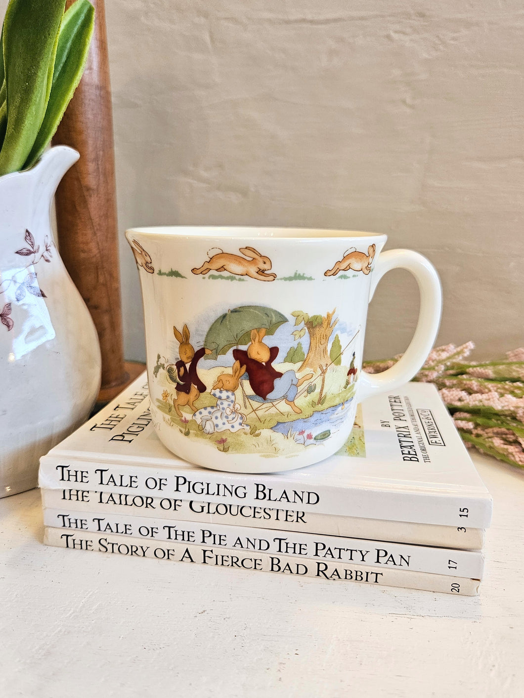 Bunnykins Royal Doulton Bunnies Fishing Mug 342501