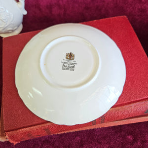 Paragon Deep Red Rose with Yellow & Gold Cup & Saucer 028
