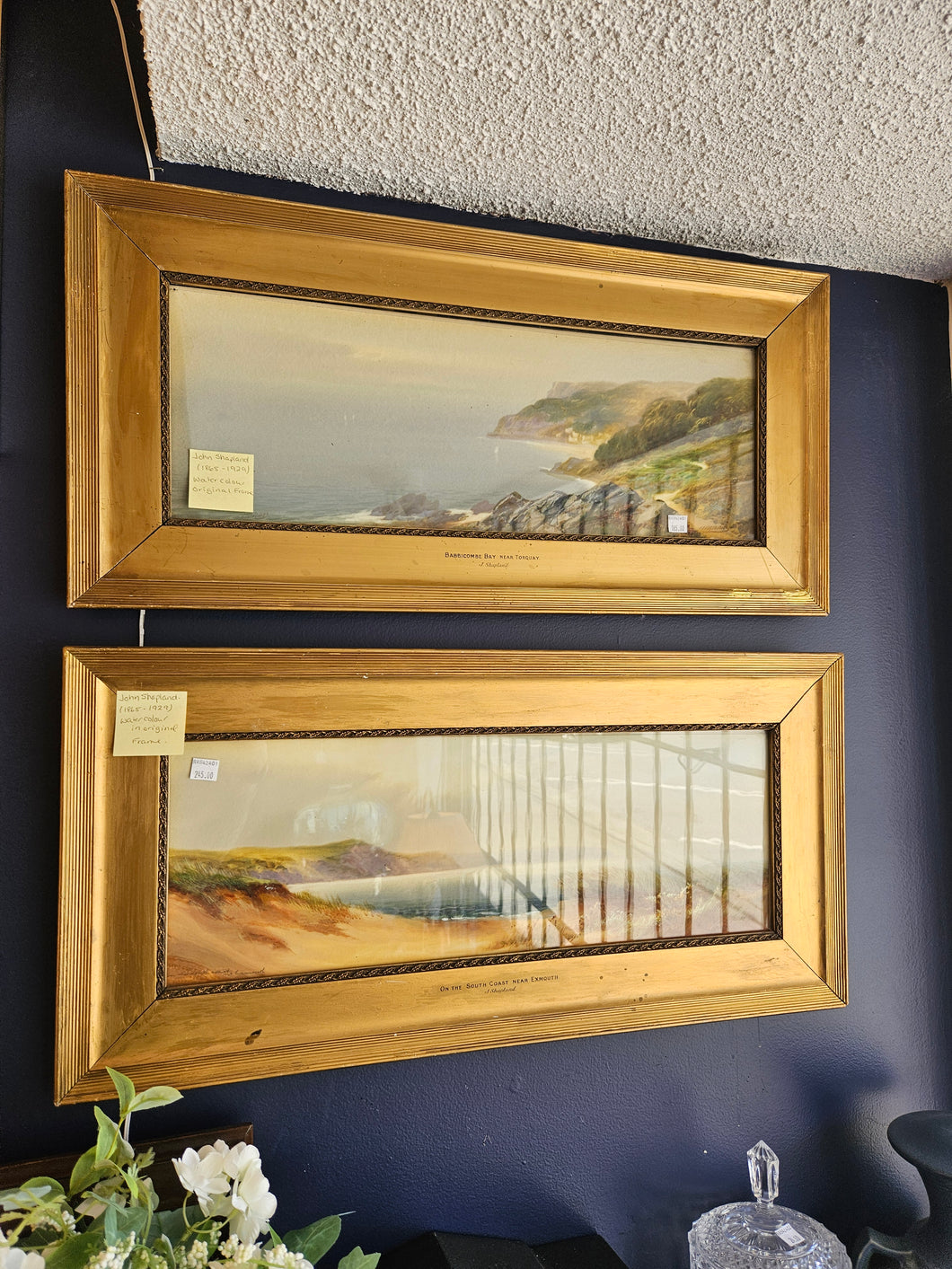 Pair of Vintage John Shapland Paintings RESERVED 42401