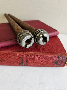 Wooden Bobbins (with metal caps) 42507