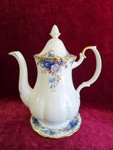 Load image into Gallery viewer, Royal Albert Moonlight Rose Coffee Pot w/ Trivet 1.5L #42509
