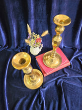Load image into Gallery viewer, Pair of Brass Candleholders 2529
