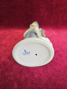 Lladro Winter Boy with Dog Figurine 42306