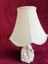 Load image into Gallery viewer, Southern Bell White Dress Porcelain Lamp with Shade #42508
