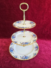 Load image into Gallery viewer, Royal Albert Moonlight Rose Cake Stand, 3 Tier #42509
