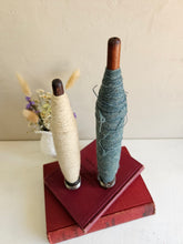 Load image into Gallery viewer, Wooden Yarn Bobbin with Thread 42501

