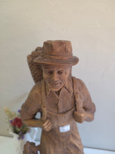 Load image into Gallery viewer, Carved Wood Statue of French Harvester 42307
