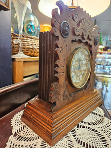 Ansonia Gingerbread Mantle Clock  #42507