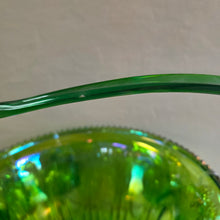 Load image into Gallery viewer, Green Carnival Indiana Glass Punch Bowl Set 42509
