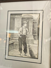 Load image into Gallery viewer, Framed Print of Sweeper Boy 42503
