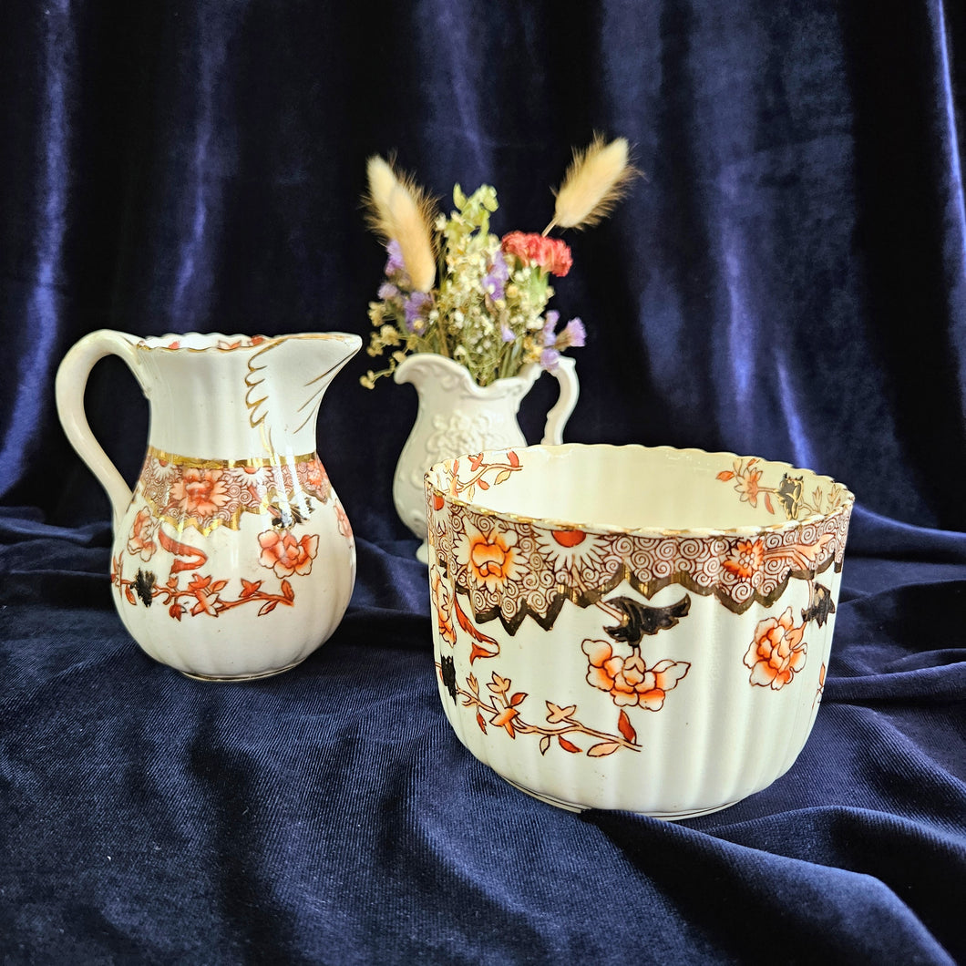 Victorian Large Cream & Sugar 2517