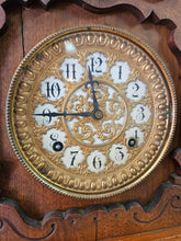 Load image into Gallery viewer, Ansonia Gingerbread Mantle Clock  #42507
