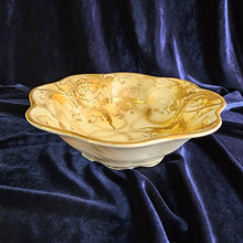 Load image into Gallery viewer, Nippon Handpainted Cream &amp; Gold Bowl  2530
