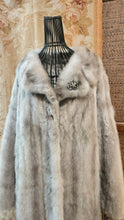 Load image into Gallery viewer, Canadian Mink Mid- Length Fur Coat – Silver Grey – CMB Majestic #42507
