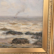Load image into Gallery viewer, Framed Seascape Oil Painting 42507
