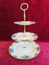 Load image into Gallery viewer, Royal Albert Moonlight Rose Cake Stand, 3 Tier #42509
