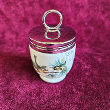 Load image into Gallery viewer, Royal Worcester Small Egg Coddler with Lid – Birds on a Branch 2396
