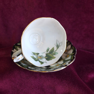 Royal Albert Flora Series “Trillium” Cup and Saucer 025
