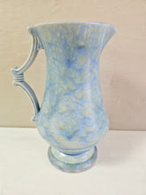 Load image into Gallery viewer, Blue Wade Pitcher. Hand painted floral design
