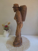 Load image into Gallery viewer, Carved Wood Statue of French Harvester 42307
