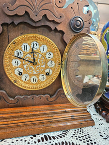 Ansonia Gingerbread Mantle Clock  #42507