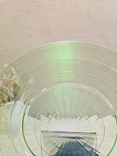 Load image into Gallery viewer, 9&quot; Green Uranium Depression Glass Plate #MM
