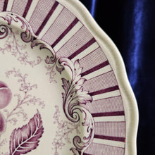 Load image into Gallery viewer, Purple Transferware Plate #42502
