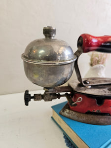 Red Coleman Instant Lite Magic Gas Iron 023