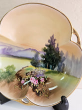 Load image into Gallery viewer, Noritake Hand-Painted Trefoil Oriental Scene Bowl 42309
