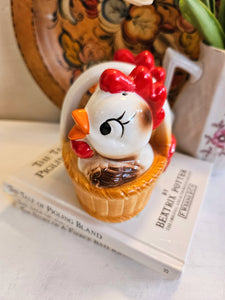 Chickens in a Basket Salt and Pepper Shakers 41407