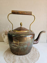 Load image into Gallery viewer, Antique Brass/ Copper Kettle #2379
