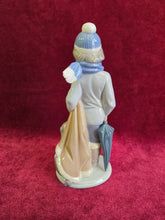 Load image into Gallery viewer, Lladro Winter Boy with Dog Figurine 42306
