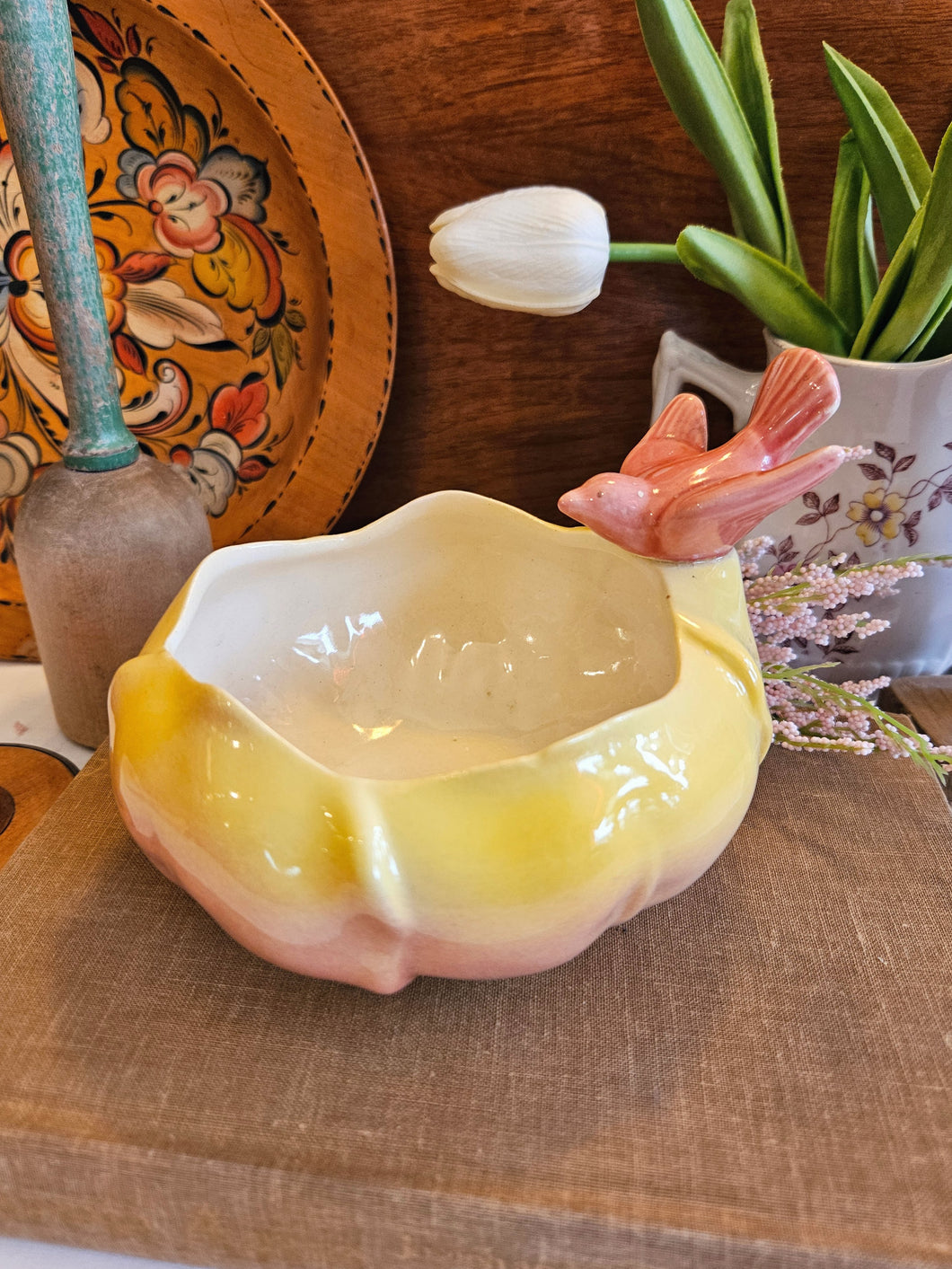 Royal Copley Lotus Flower Planter 2359