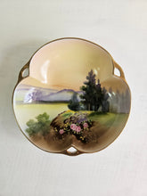 Load image into Gallery viewer, Noritake Hand-Painted Trefoil Oriental Scene Bowl 42309
