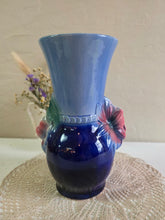Load image into Gallery viewer, Royal Copley Blue w/ Flower Vase 2539
