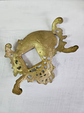 Load image into Gallery viewer, Art Nouveau Brass Glass Inkwell 42502
