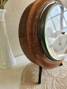 Wooden Oak Ship Barometer #42507