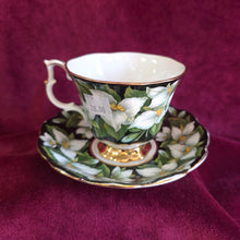 Load image into Gallery viewer, Royal Albert Flora Series “Trillium” Cup and Saucer 025
