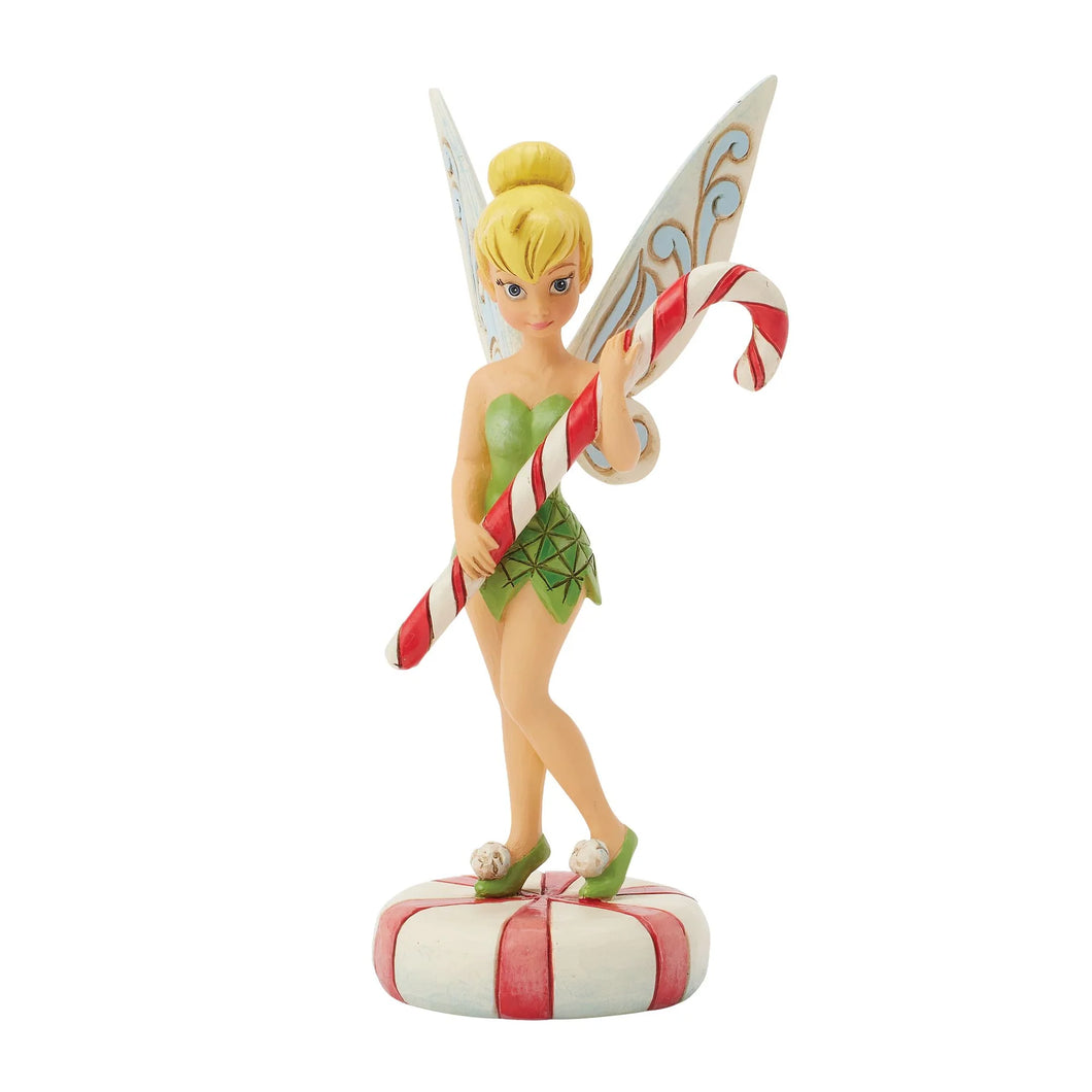 Jim Shore Disney Traditions TInker Bell Candy Cane