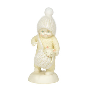 Department 56 Snowbabies Kitten Courier