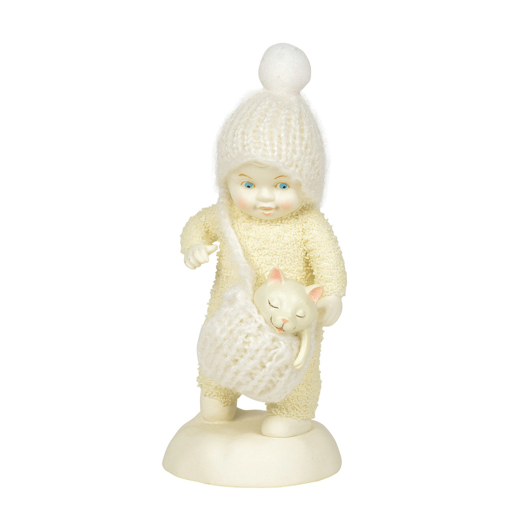 Department 56 Snowbabies Kitten Courier