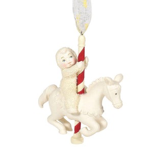 Department 56 Snowbabies "Christmas Carousel" Ornament