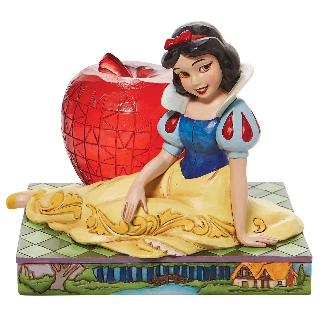 Jim Shore Disney Traditions Snow White and Apple A Tempting Offer