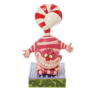 Jim Shore Disney Traditions "Cheshire Candy Cane Tail PP"