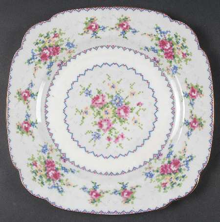 Royal Albert Petit Point Dinner Plate. Made in England