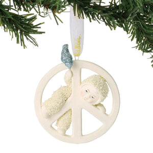 Department 56 Snowbabies "Peace Baby Ornament"