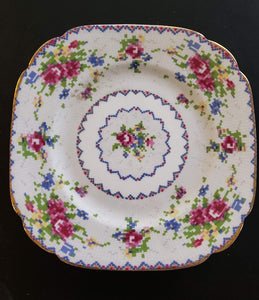 Royal Albert Petit Point 6-inch Bread & Butter Plate. Made in England